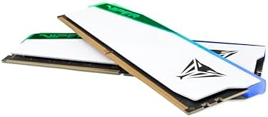 Patriot Memory Viper Elite 5 RGB DDR5 RAM 32GB  2X16GB  6000MT/s CL30 1 35v UDIMM Desktop Gaming Memory Kit Compatible with Intel XMP/AMD Expo   PVER532G60C30KW