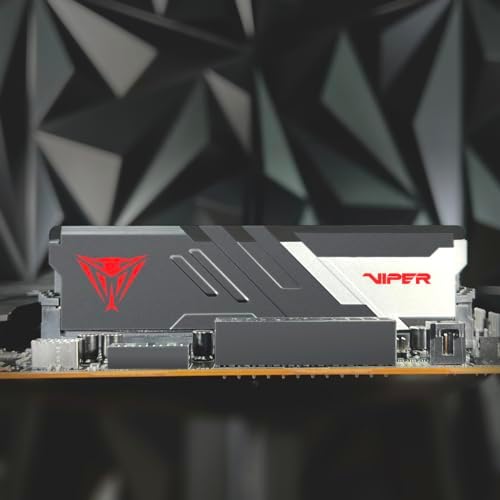 Patriot Memory Viper Venom DDR5 RAM 32GB  2X16GB  6000MHz CL36 1 35v UDIMM Desktop Gaming Memory Kit Compatible with Intel XMP/AMD Expo   PVV532G600C36K