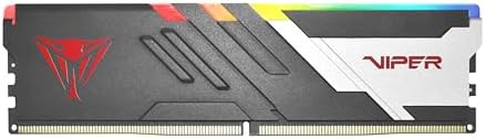 Patriot Memory Viper Venom RGB DDR5 RAM 16GB  1X16GB  6000MHz CL30 1 35v UDIMM Desktop Gaming Memory Compatible with Intel XMP/AMD Expo   PVVR516G60C30