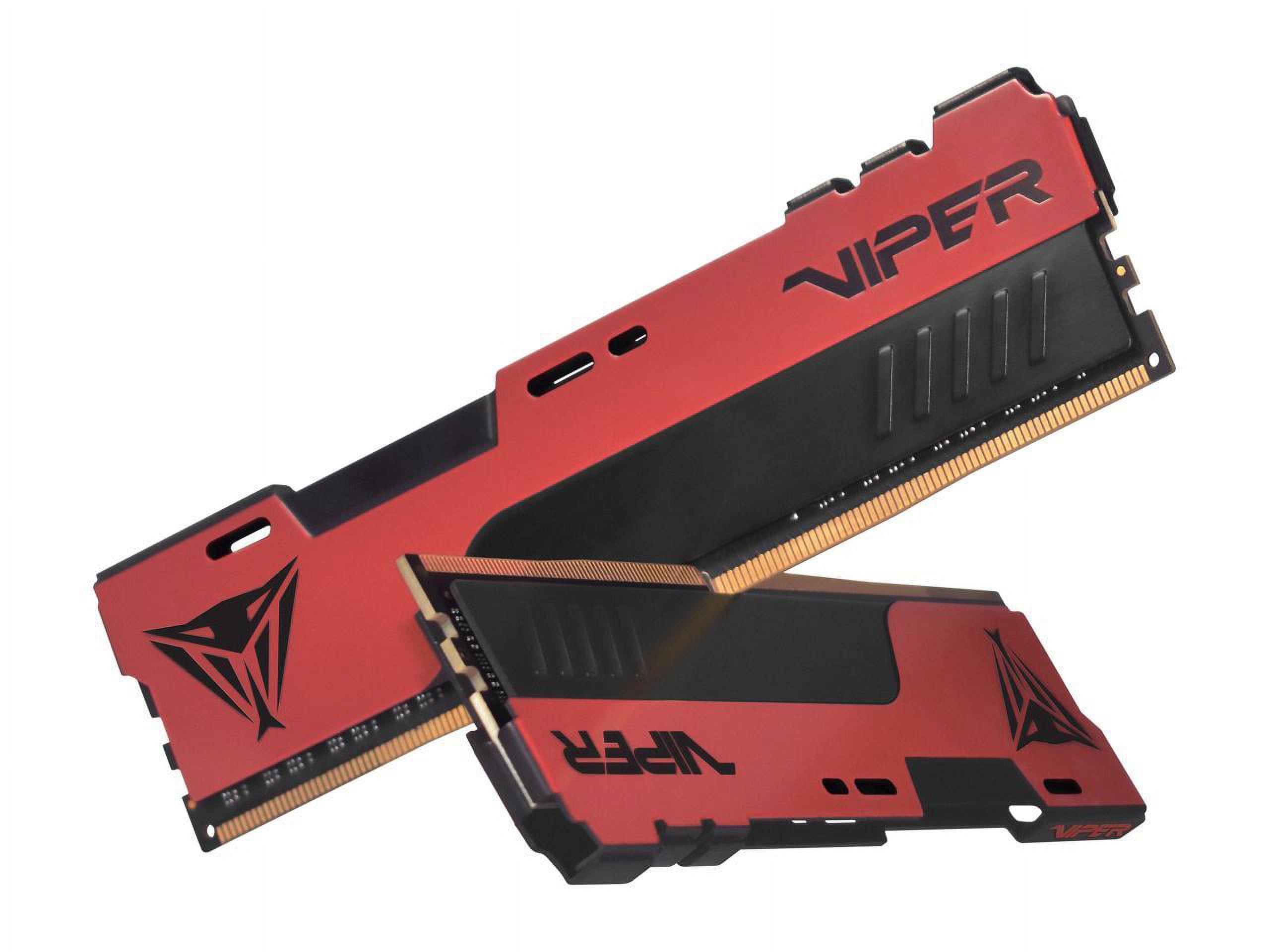 Viper Elite II - DDR4 - kit - 32 GB: 2 x 16 GB - DIMM 288-pin - 3600 MHz / PC4-28800 - CL20 - 1,35 V - sin Tamponar - non-ECC - Rojo, Negro