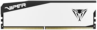 Patriot Viper Elite 5 DDR5 RAM 16GB  1X16GB  6000MT/s CL30 1 35v UDIMM Desktop Gaming Memory Compatible with Intel XMP/AMD Expo   VEB516G6030W