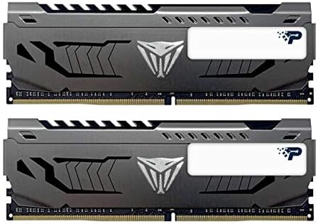 Patriot Viper Steel DDR4 RAM 32GB  2X16GB  3200MHz CL16 1 35v UDIMM Desktop Gaming Memory Kit Compatible with XMP   PVS432G320C6K