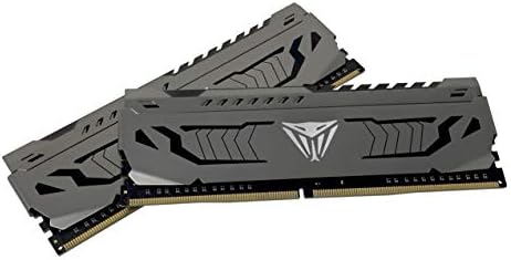 Patriot Viper Steel DDR4 RAM 32GB  2X16GB  3200MHz CL16 1 35v UDIMM Desktop Gaming Memory Kit Compatible with XMP   PVS432G320C6K