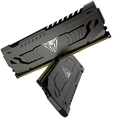 Patriot Viper Steel DDR4 RAM 32GB  2X16GB  3200MHz CL16 1 35v UDIMM Desktop Gaming Memory Kit Compatible with XMP   PVS432G320C6K