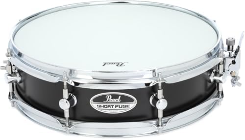Pearl Short Fuse Drum 13x3 5 Black Steel Piccolo Snare  SFS1335B 