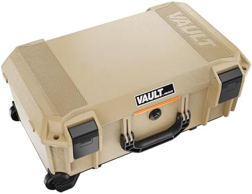 Pelican Vault   v525 Hard Case with Foam for Camera  Drone  Equipment  Electronics  Gear  and More  Tan 