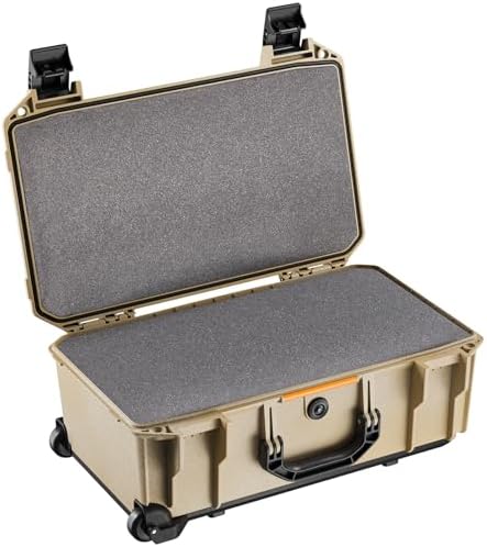 Pelican Vault   v525 Hard Case with Foam for Camera  Drone  Equipment  Electronics  Gear  and More  Tan 