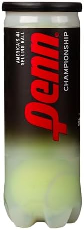 Pelotas de Tenis Penn Championship - Pelotas de Tenis Presurizadas de Fieltro Extra Duty, 3 Unidades (Paquete de 12)