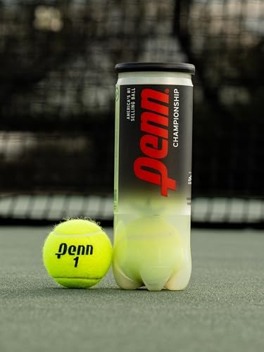 Pelotas de Tenis Penn Championship - Pelotas de Tenis Presurizadas de Fieltro Extra Duty, 3 Unidades (Paquete de 12)