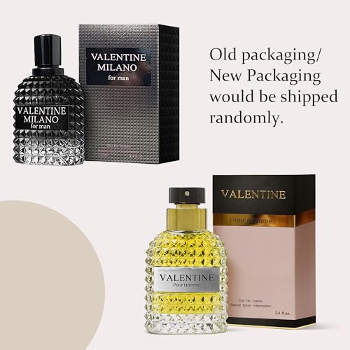 Perfume for Men Valentine Milano Eau de Toilette Natural Spray Men Cologne Masculine Scent 3 4 Fl Oz/100ML
