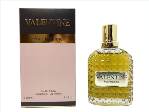Perfume for Men Valentine Milano Eau de Toilette Natural Spray Men Cologne Masculine Scent 3 4 Fl Oz/100ML