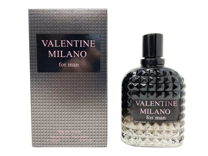 Perfume for Men Valentine Milano Eau de Toilette Natural Spray Men Cologne Masculine Scent 3 4 Fl Oz/100ML