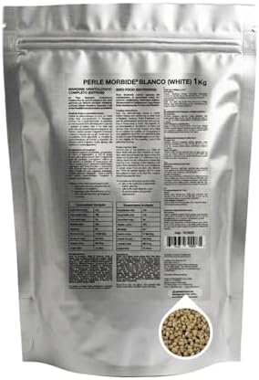 Perle Morbide White Soft Food for Canaries  Finches  Siskins  Goldfinches  Waxbills   Protein Rich Mini Morsels  Easy to Prepare with Water or Eggfood Mix 5Lb