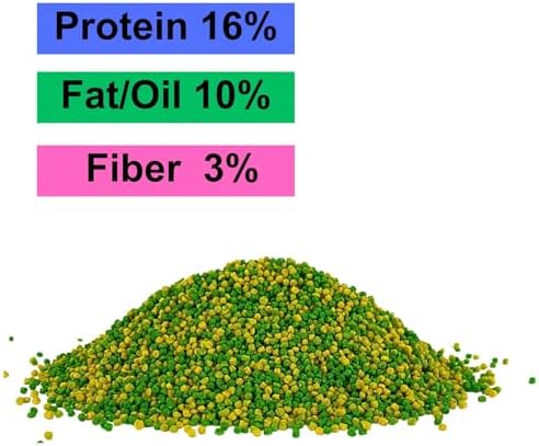 Perle Morbide Yellow Green Soft Bird Food 5Lb   Comida para Pajaritos  Complete Extruded Diet for Canaries  Finches  Parakeets  Goldfinches  Lady Gouldians   Vitamin Rich & Digestible Formula