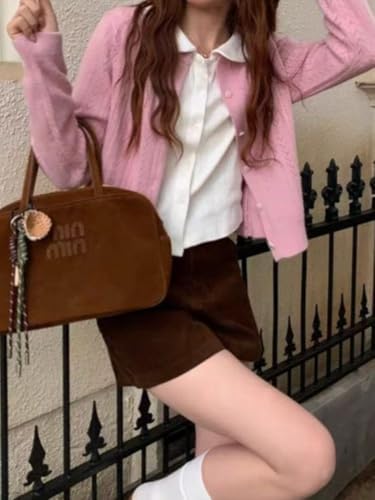 Peter Pan Collar Long Sleeve Shirt Y2k Shoujo Girl Babydoll Tops Whimsical Sweater Coquette Himekaji Clothes