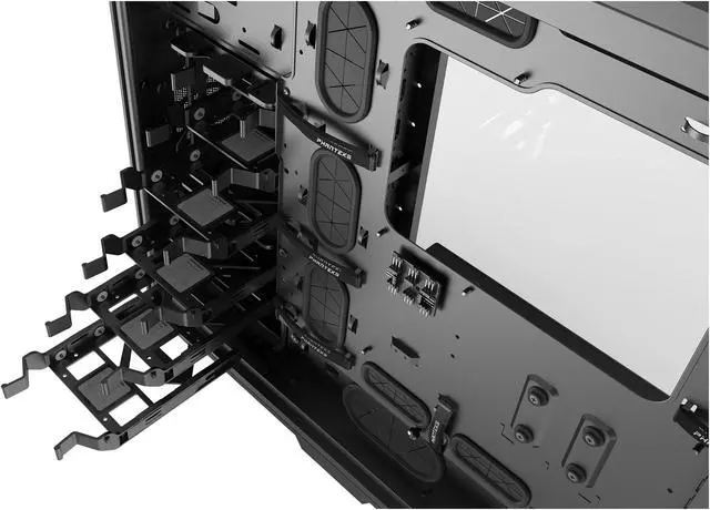 Phanteks Enthoo Pro TG PH ES614PTG BK Integrated RGB Lighting Control Tempered Glass Side Panel ATX Full Tower Computer Case   Black