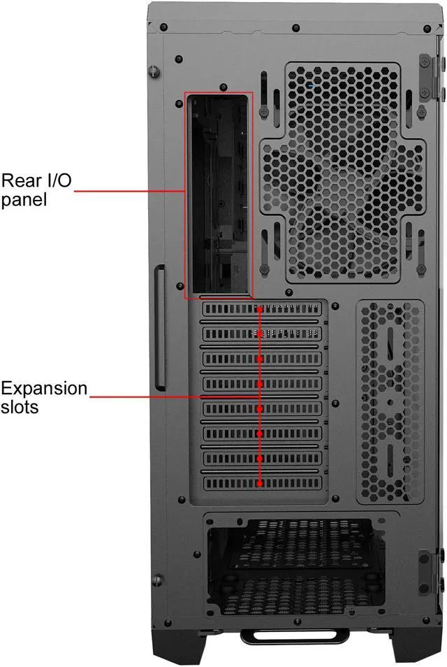 Phanteks Enthoo Pro TG PH ES614PTG BK Integrated RGB Lighting Control Tempered Glass Side Panel ATX Full Tower Computer Case   Black