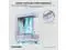 Phanteks Evolv X2 Matrix Mid Tower ATX Gaming Chassis with 900 LED Matrix Display  Fabric Interior Panel  Vertical Cooling System  Tempered Glass  Integrated D RGB Lighting  Grey White