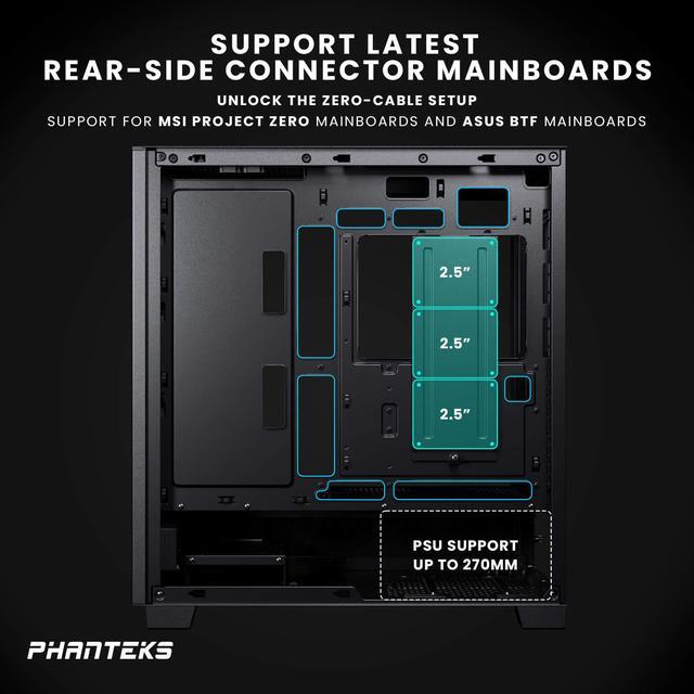 Phanteks XT Pro Ultra  Mid Tower Gaming Chassis  4x M25 140 Fans Included  High Airflow Performance Mesh  Tempered Glass Window  USB C 3 2 Gen2  Black