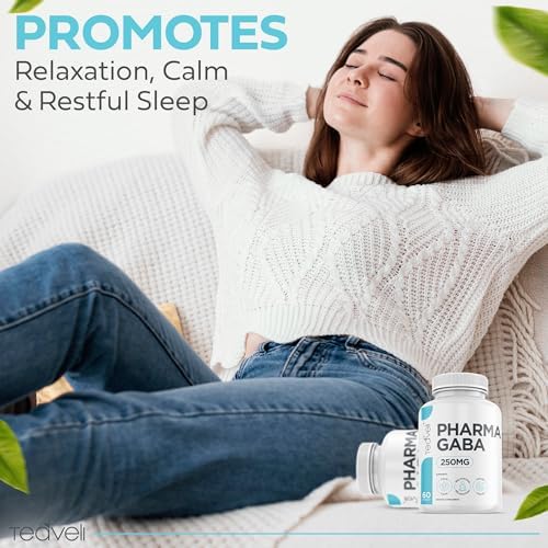 Pharma GABA 250 mg  Naturally Fermented GABA Supplement  Clinically Proven to Support Relaxation  Cognitive Health  Sleep & Focus  PharmaGABA Complements L Theanine  Alternative to Gummies & Chewables