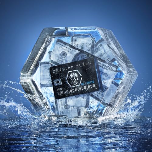 Philipp Plein   Eau de Toilette No Limits Super Fresh 90 ml   Parfum Homme   Notes Fra ches et Boisées   Une Vague dÉnergie  dHédonisme et de Succ s   Boisé Frais   Flacon en Verre Laqué Noir et Bleu