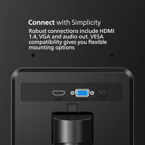 Philips 24E2N2100 24 inch IPS FHD  1920 x 1080  120Hz Gaming Office Monitor  VESA  HDMI x1  VGA Port x1  Eye Care  4 Year Advance Replacement Warranty