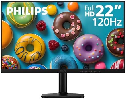 Philips 24 inch 100Hz Computer Monitor  Frameless Full HD  1920 x 1080   VESA  HDMI x1  VGA Port x1  Eye Care  4 Year Advance Replacement Warranty  241V8LB