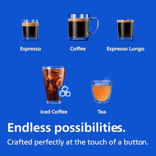 Philips 3300 Series Fully Automatic Espresso Machine with integrated milk frother and grinder  5 Hot & Iced Coffee Pre Sets  40  Quieter SilentBrew  15 Bar Pressure  Glossy Black  EP3326/90