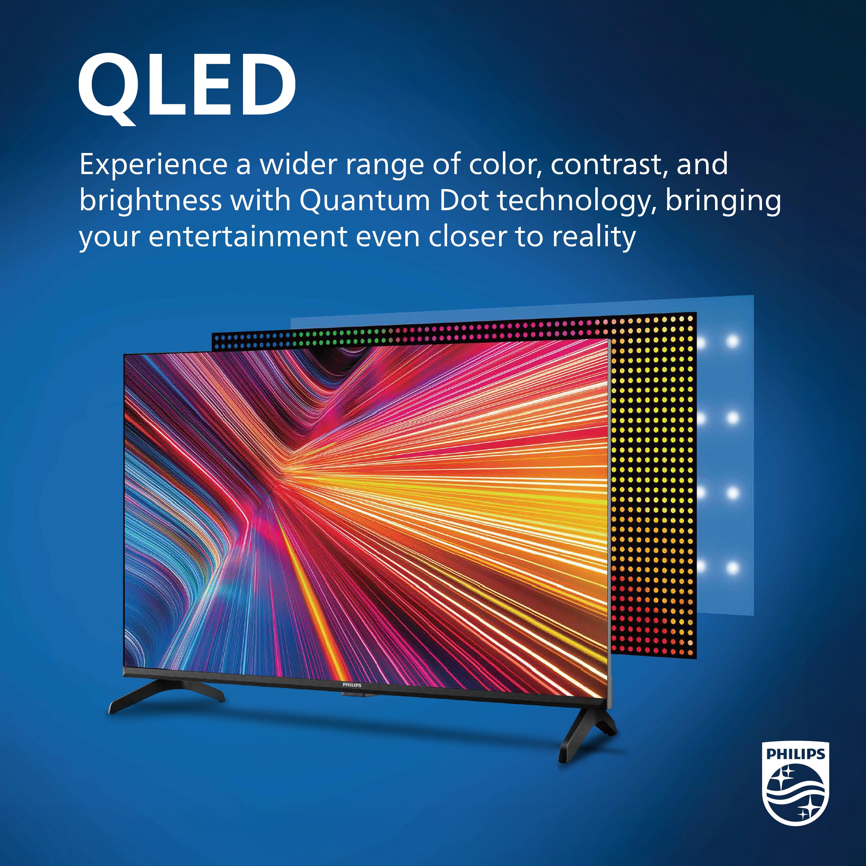 Philips 75" Class QLED 4K UHD  2160p  Google Smart TV  75PQL7456/F7 