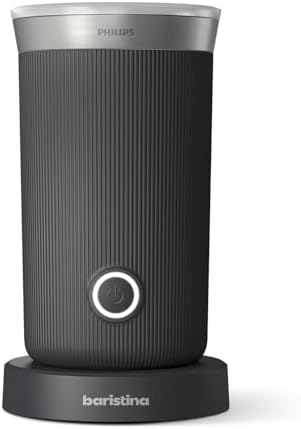 Philips Baristina Espresso Machine  Grind  Tamp & Brew Coffee Beans in One Swipe  Compact  16 Bar Pump Pressure  Automatic Grinder  Black with Black Portafilter  BAR300/60