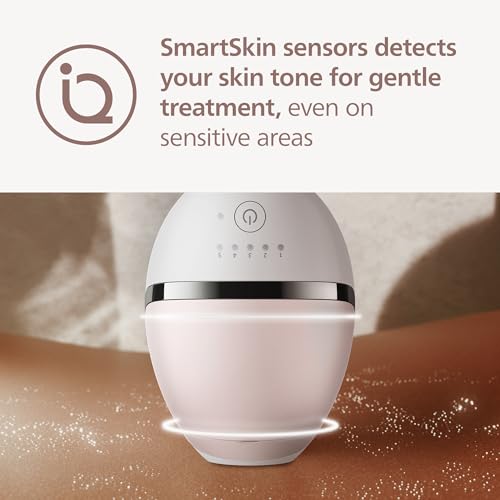 Philips Lumea 8000 Series IPL Hair Removal  Permanent Laser Hair Reduction for Women & Men  Easy and Comfortable Use at Home  SenseIQ  2 Attachments for Body & Face  BRI932/03