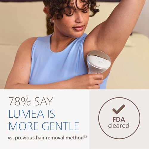 Philips Lumea 9000 Series IPL Hair Removal Device Permanent Laser Hair Reduction for Women & Men  Easy and Comfortable Use at Home  SenseIQ  4 Attachments for Body  Face  Bikini & Underarms  BRI984/03