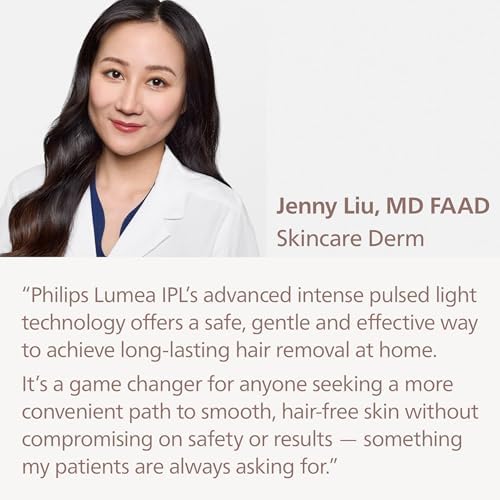 Philips Lumea 9000 Series IPL Hair Removal Device Permanent Laser Hair Reduction for Women & Men  Easy and Comfortable Use at Home  SenseIQ  4 Attachments for Body  Face  Bikini & Underarms  BRI984/03