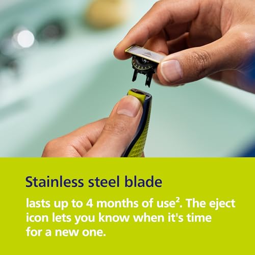 Philips Norelco One 360 Hybrid Face  Electric Beard Trimmer and Shaver  with 360 Technology  1x 360 for Face  5in1 Adjustable Comb  Model QP2724/90