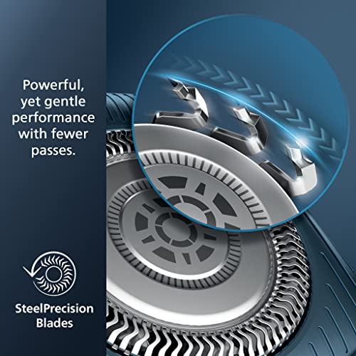 Philips Norelco Shaver 7200 - Afeitadora eléctrica recargable en seco y húmedo con tecnología SenseIQ y recortadora emergente, S7887/82