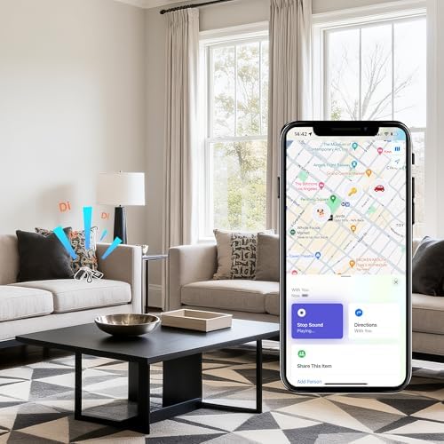 PhotoTag E Ink Bluetooth Tracker Tag Works with Apple Find My  iOS Only   Smart Key Finder & Item Locator  Custom Picture Display Luggage Tags  Airtag Holder  1 Pack Black