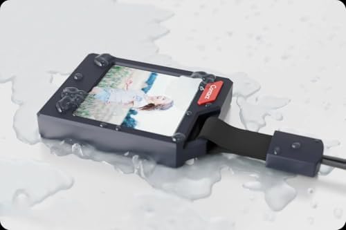 PhotoTag E Ink Bluetooth Tracker Tag Works with Apple Find My  iOS Only   Smart Key Finder & Item Locator  Custom Picture Display Luggage Tags  Airtag Holder  1 Pack Black