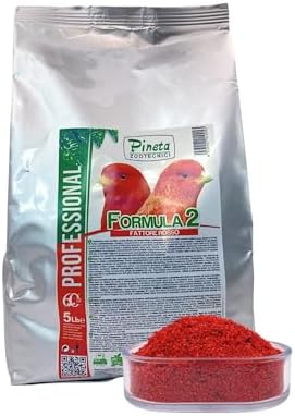 Pineta Formula2 Canary Food 5Lb   Red Factor Bird Supplement for Canaries  Supporting Vibrant Plumage and Optimal Health  Canary Seeds for Birds  Molting and Breeding Season Care