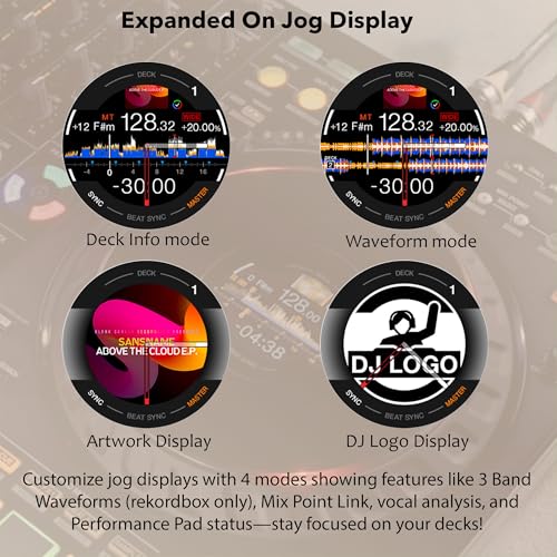 Pioneer DDJ FLX10 DJ Controller   Black Bundle with Laptop Stand  Headphones  and Austin Bazaar Polishing Cloth