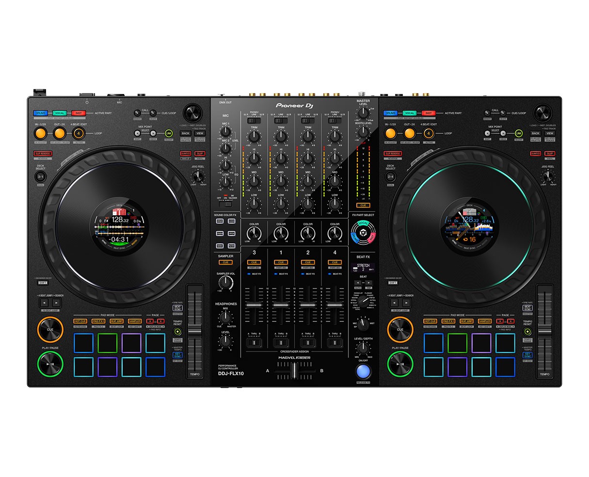 Pioneer 4 Channel DJ Controller   Black  DJ DDJ FLX10 