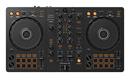 Pioneer DJ DDJ FLX4 2 deck rekordbox and Serato DJ Controller Graphite