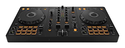 Pioneer DJ DDJ FLX4 2 deck rekordbox and Serato DJ Controller Graphite