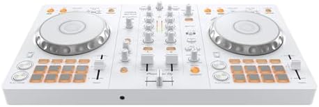 Pioneer DJ DDJ FLX4 2 deck rekordbox and Serato DJ Controller   White  Limited Edition