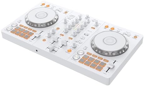Pioneer DJ DDJ FLX4 2 deck rekordbox and Serato DJ Controller   White  Limited Edition