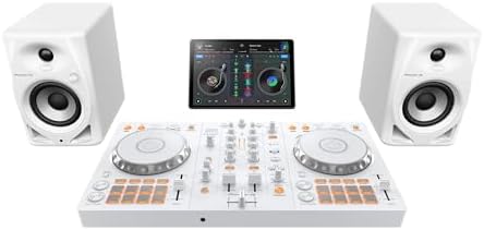Pioneer DJ DDJ FLX4 2 deck rekordbox and Serato DJ Controller   White  Limited Edition
