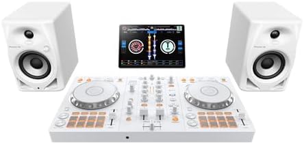 Pioneer DJ DDJ FLX4 2 deck rekordbox and Serato DJ Controller   White  Limited Edition