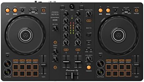 Pioneer DJ DDJ FLX4 2 deck Rekordbox and Serato DJ Controller   Graphite