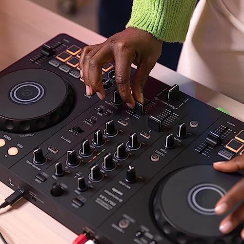 Pioneer DJ DDJ FLX4 2 deck Rekordbox and Serato DJ Controller   Graphite