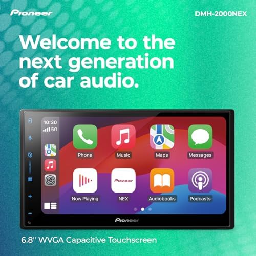Pioneer DMH W3000NEX 6 8 Double Din Multimedia Digital Media Receiver  Wireless Apple CarPlay and Android Auto  Bluetooth  Backup Camera Compatible  Touchscreen  One Touch Navigation