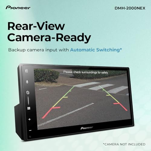 Pioneer DMH W3000NEX 6 8 Double Din Multimedia Digital Media Receiver  Wireless Apple CarPlay and Android Auto  Bluetooth  Backup Camera Compatible  Touchscreen  One Touch Navigation